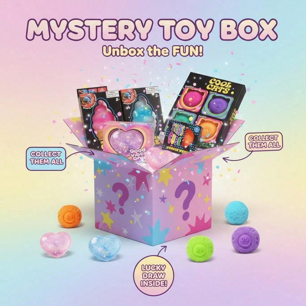 100+ Stück Sensorische Squishy – Mystery Box Blind Bag Bewertung und Preis