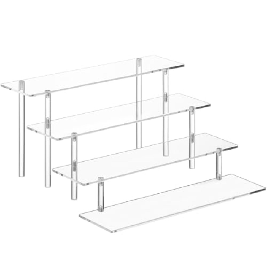 4-stufiger Acryl-Parfüm-Organi – Display Risers Set Bewertung und Preis
