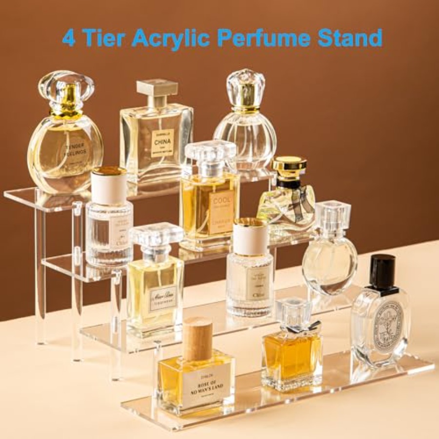 4-stufiger Acryl-Parfüm-Organi – Display Risers Set Bewertung und Preis
