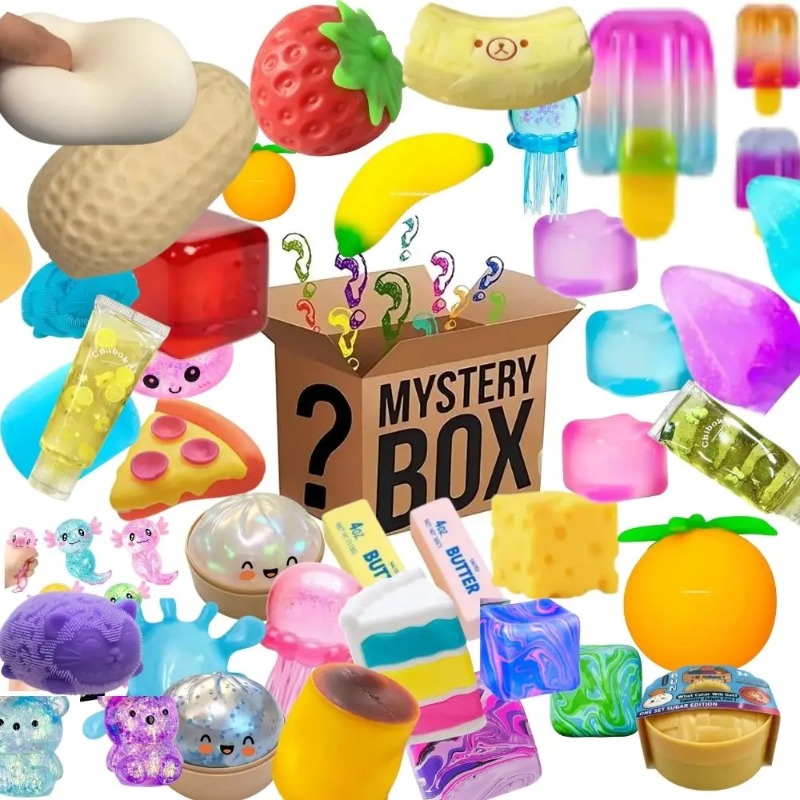 Überraschungsbox mit über 100  – Mystery Box Blind Bag Bewertung und Preis