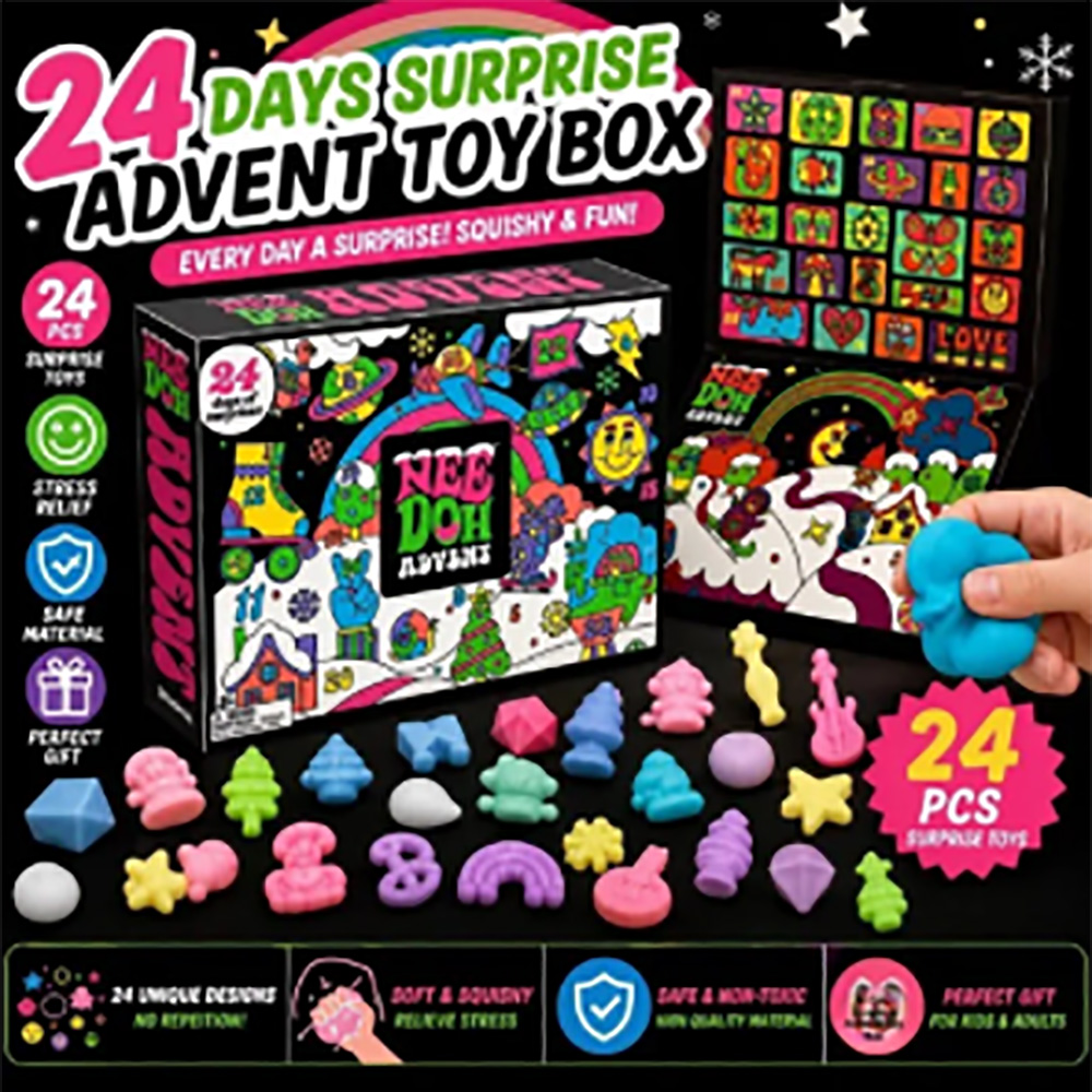24 Stück Nee-Doh Squish Fidget – Mystery Box Blind Bag Bewertung und Preis